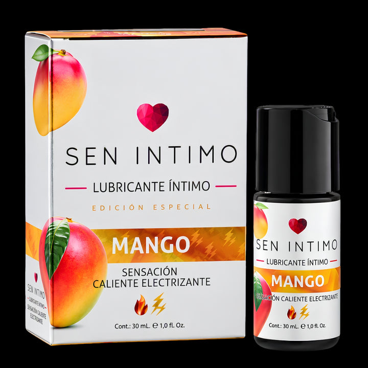 Lubricante Sabor a Mango | Caliente Electrizante | Sen Intimo