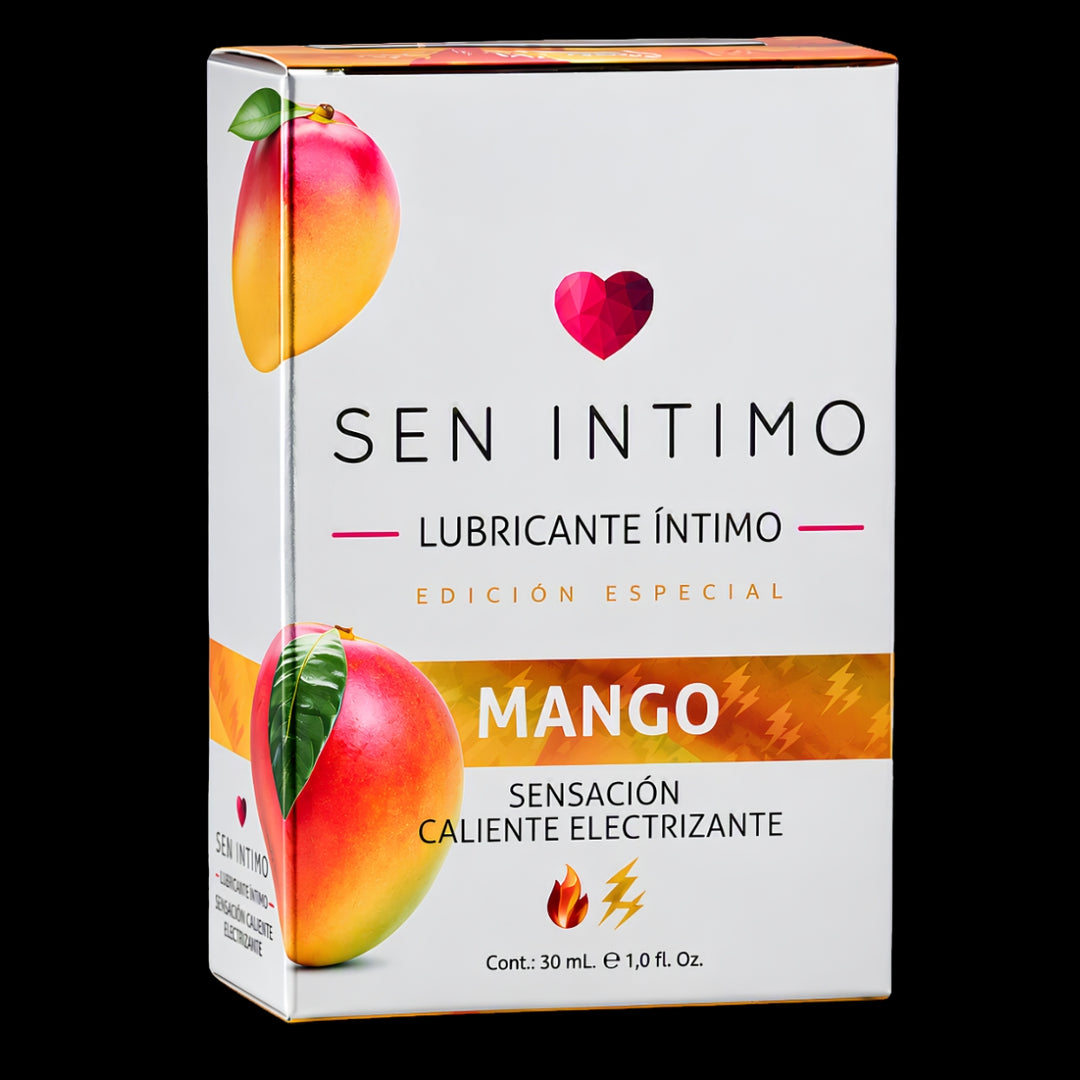 Lubricante Sabor a Mango | Caliente Electrizante | Sen Intimo